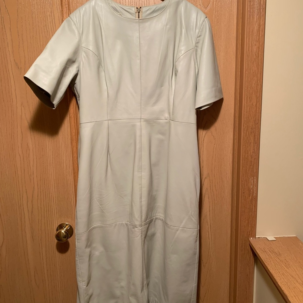 Genuine leather dress
